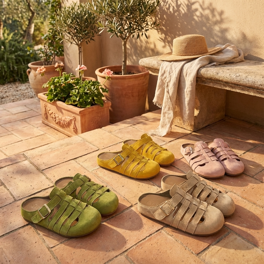 Clara | Comfortable Slip-On Mule Sandals