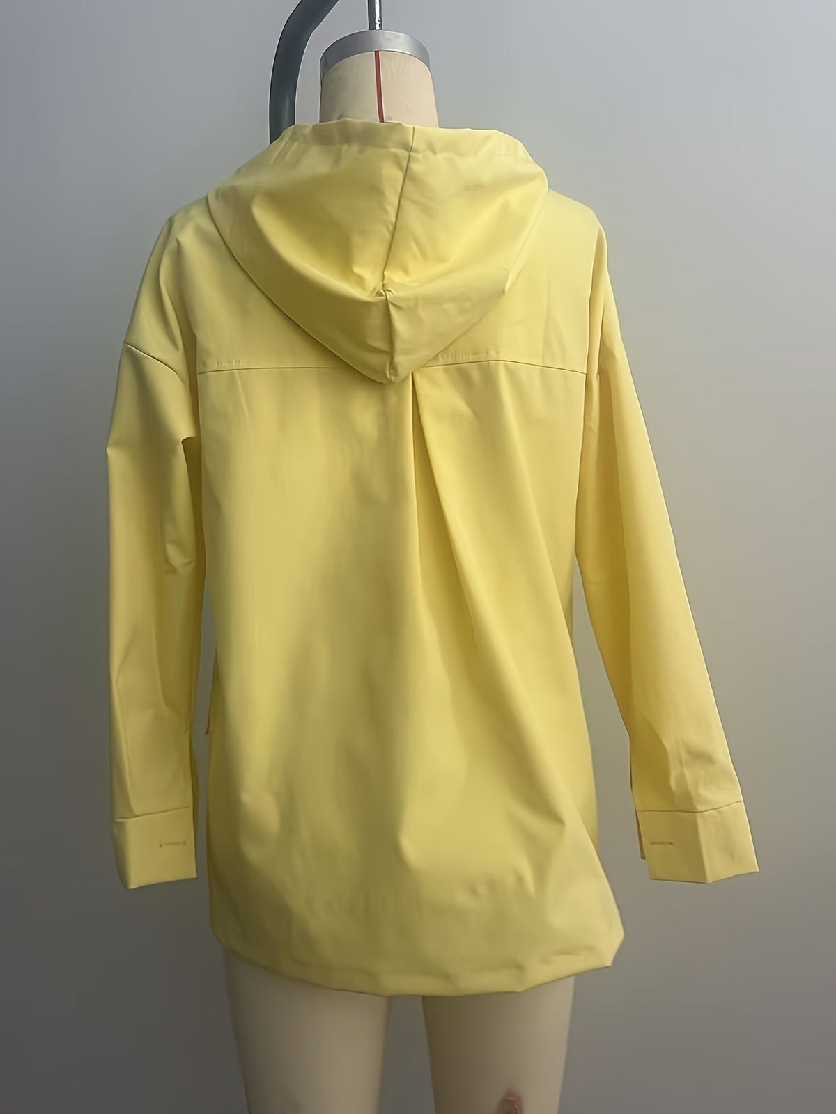 Lightweight Hooded Drawstring Jacket