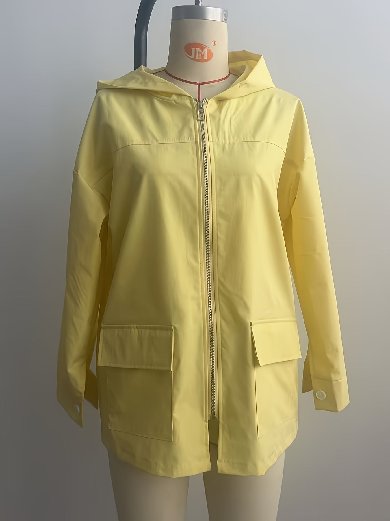 Lightweight Hooded Drawstring Jacket