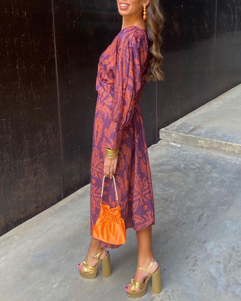 Violet™ | Elegant A-Line Maxi Dress
