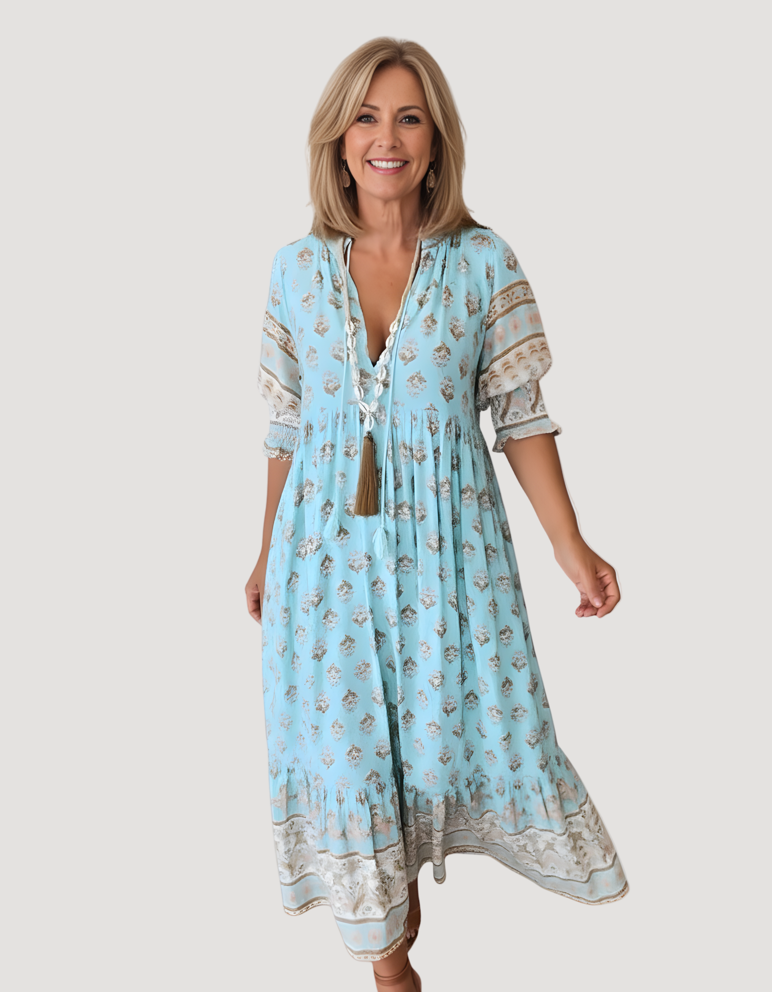 Elle | Flowing bohemian dress