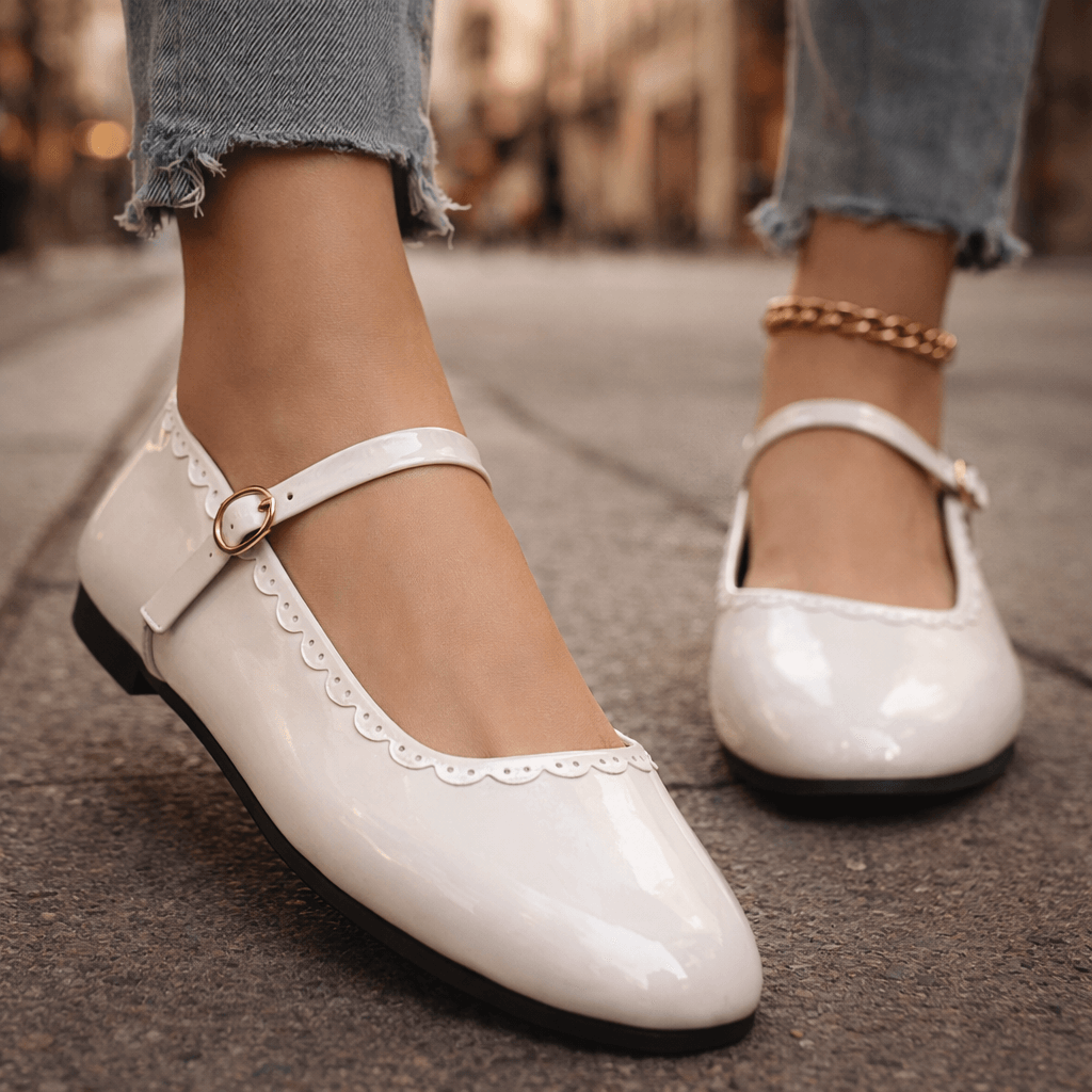 Odette Black Flats