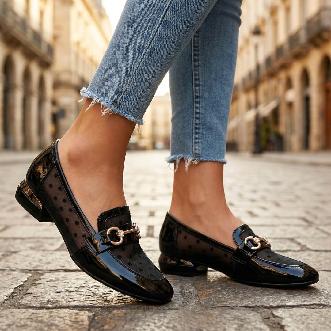 Nayela Buckle Loafers