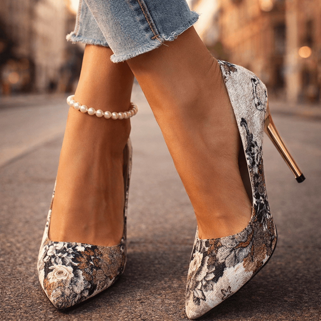 Aurora Bloom Heels