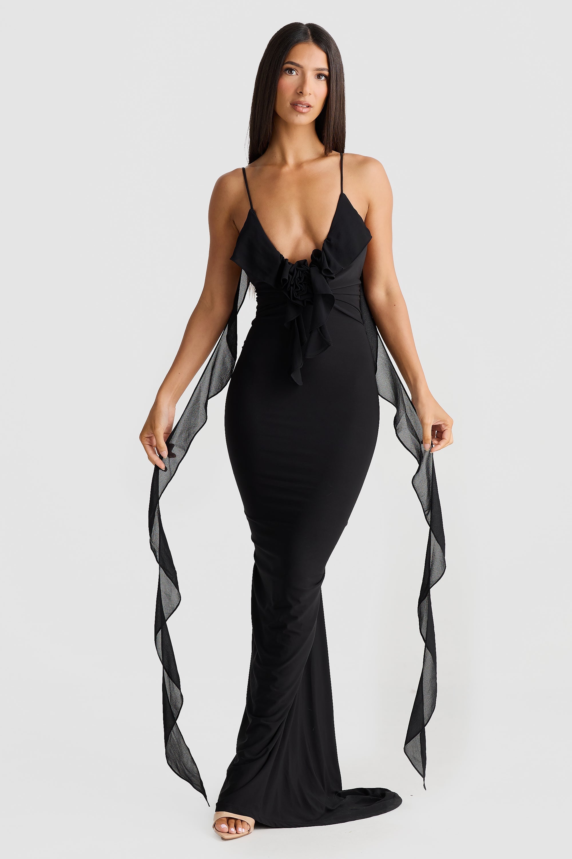 Sienna Ruffle Maxi Dress