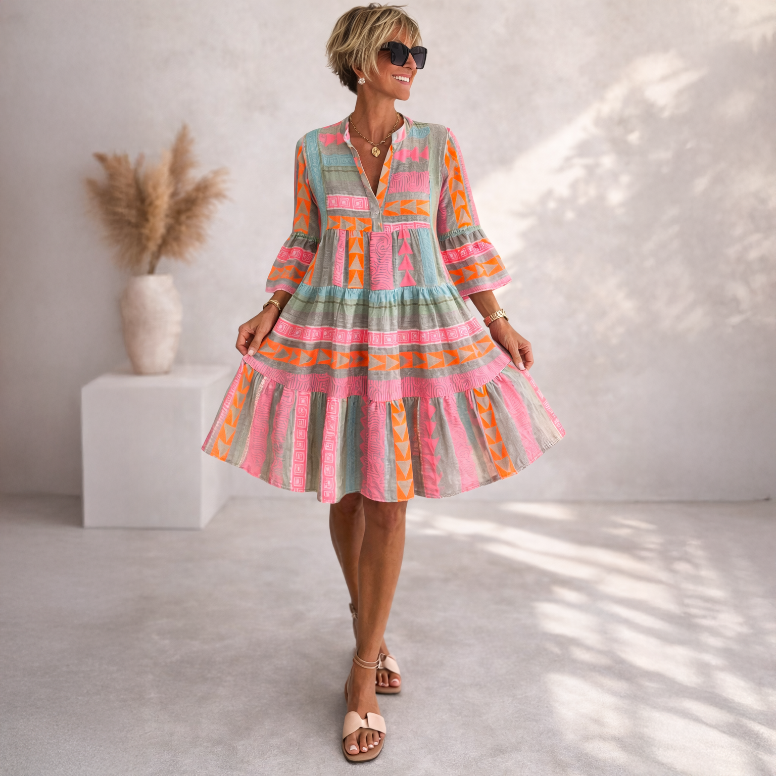 Lucia | Flowing Midi Dress