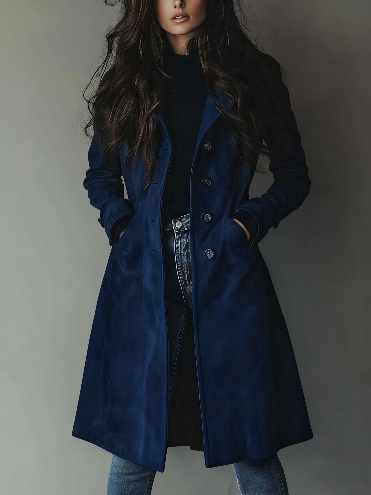 Classic Vintage-Look Trench Coat