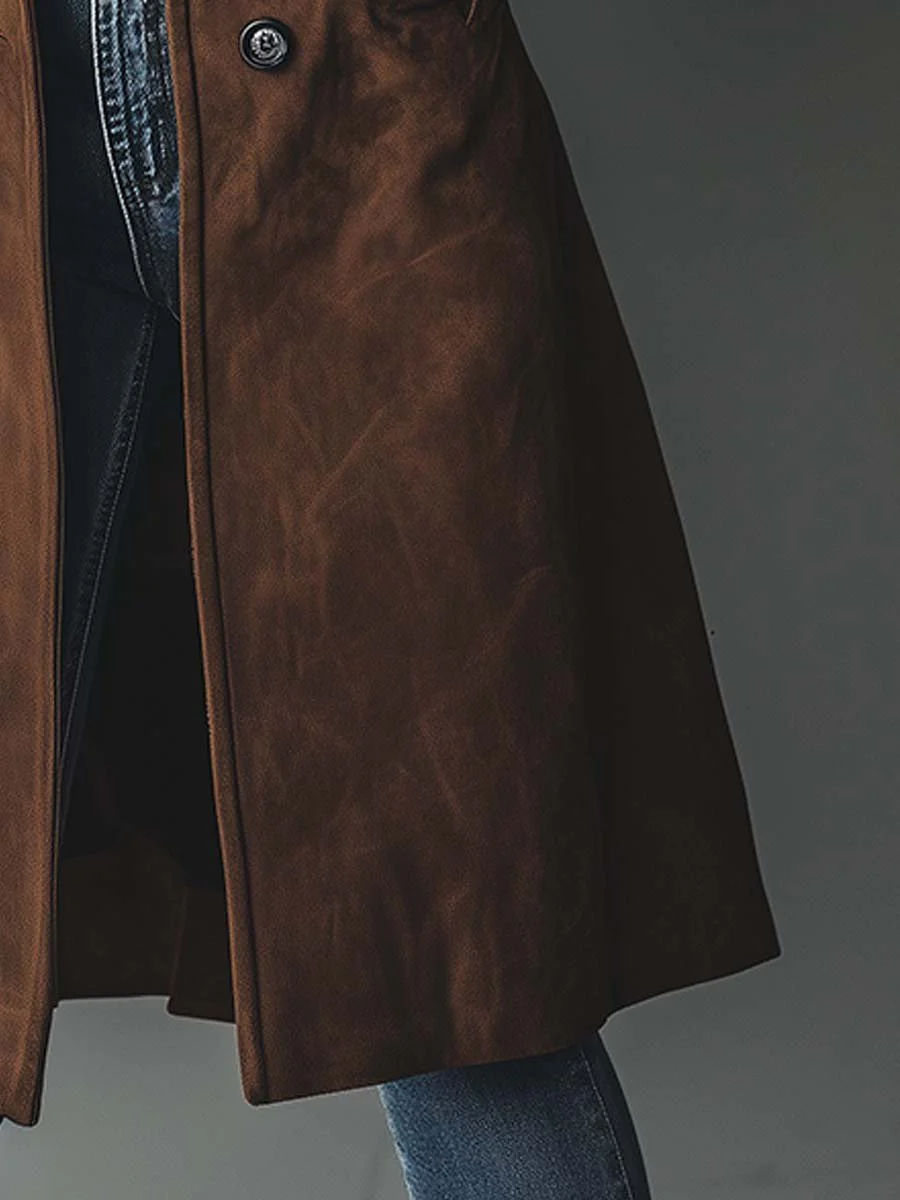 Classic Vintage-Look Trench Coat