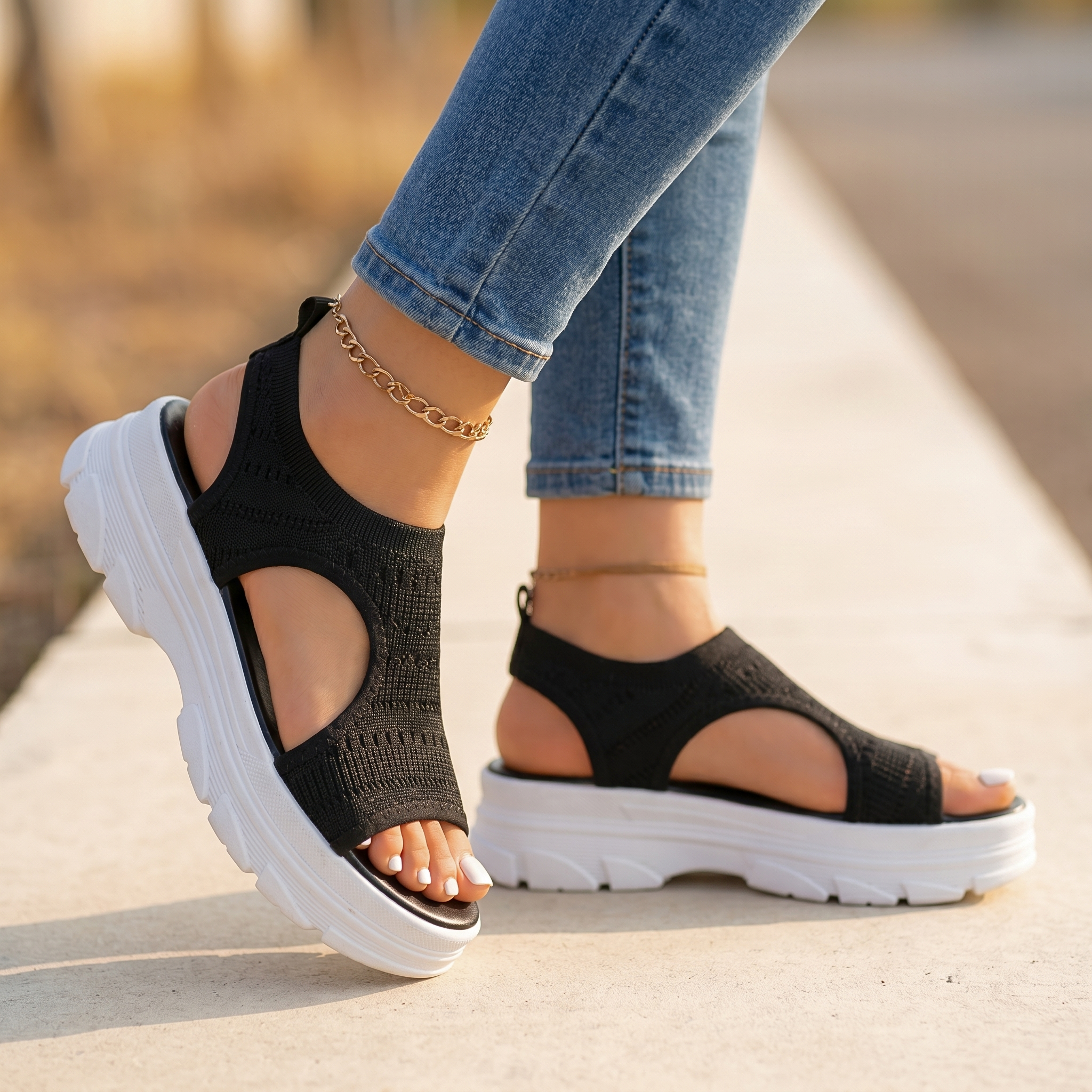 HADLEY KNIT SANDALS