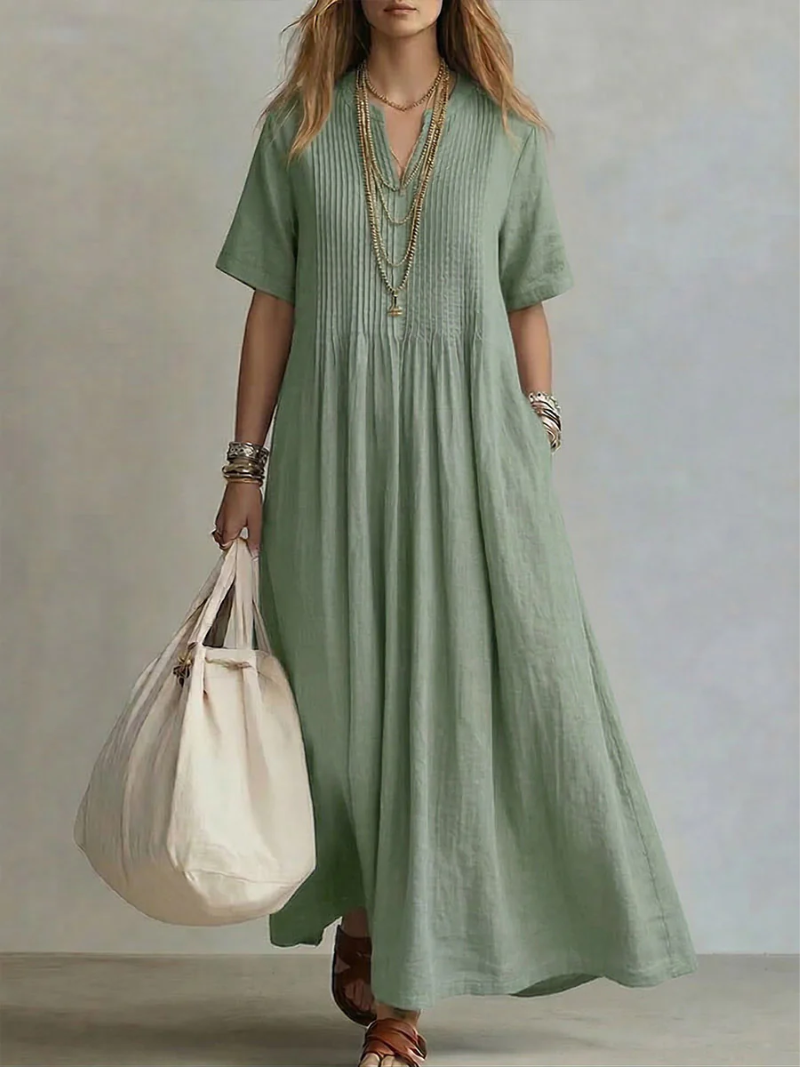 Betsaida – V-Neck Maxi Dress