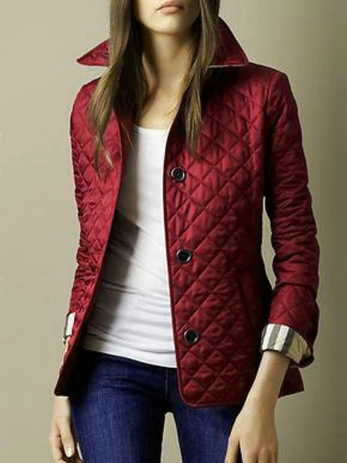 Lightweight Quilted Snap Jacket