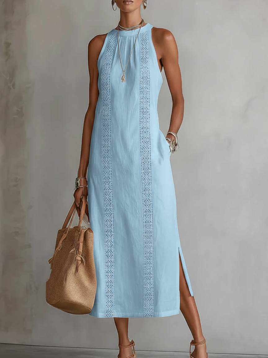Jimena™ | Linen Midi Dress