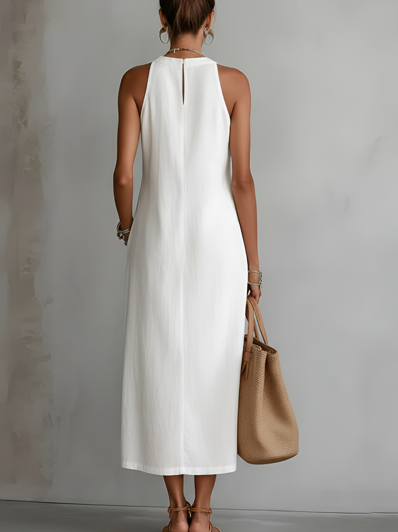 Jimena™ | Linen Midi Dress
