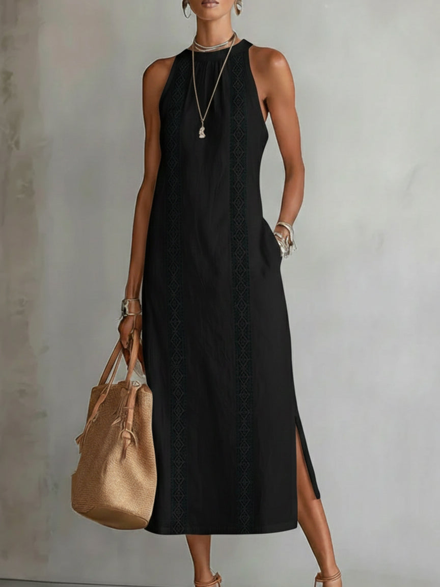 Jimena™ | Linen Midi Dress