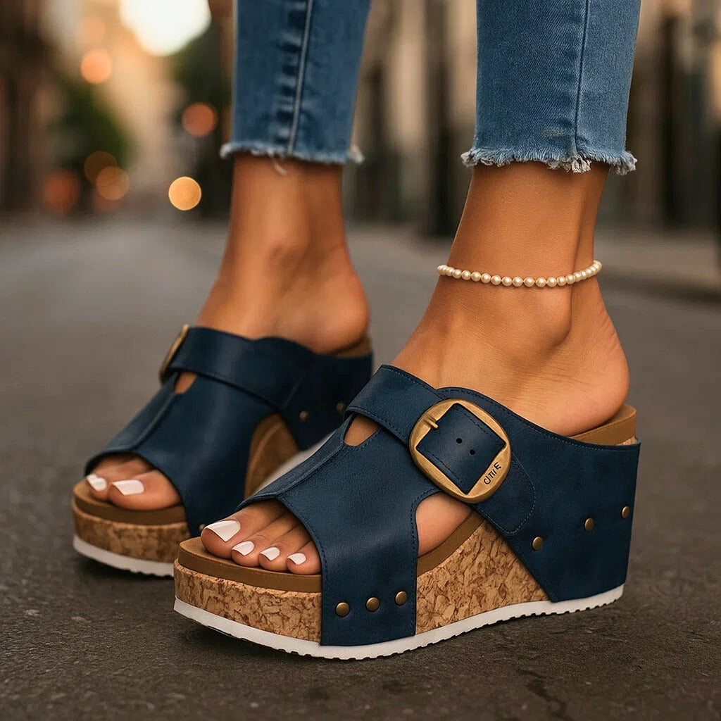 SIENNA HAVEN BUCKLE SANDALS