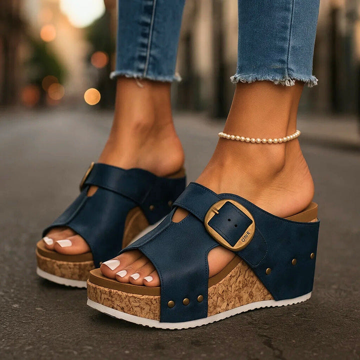 SIENNA HAVEN BUCKLE SANDALS