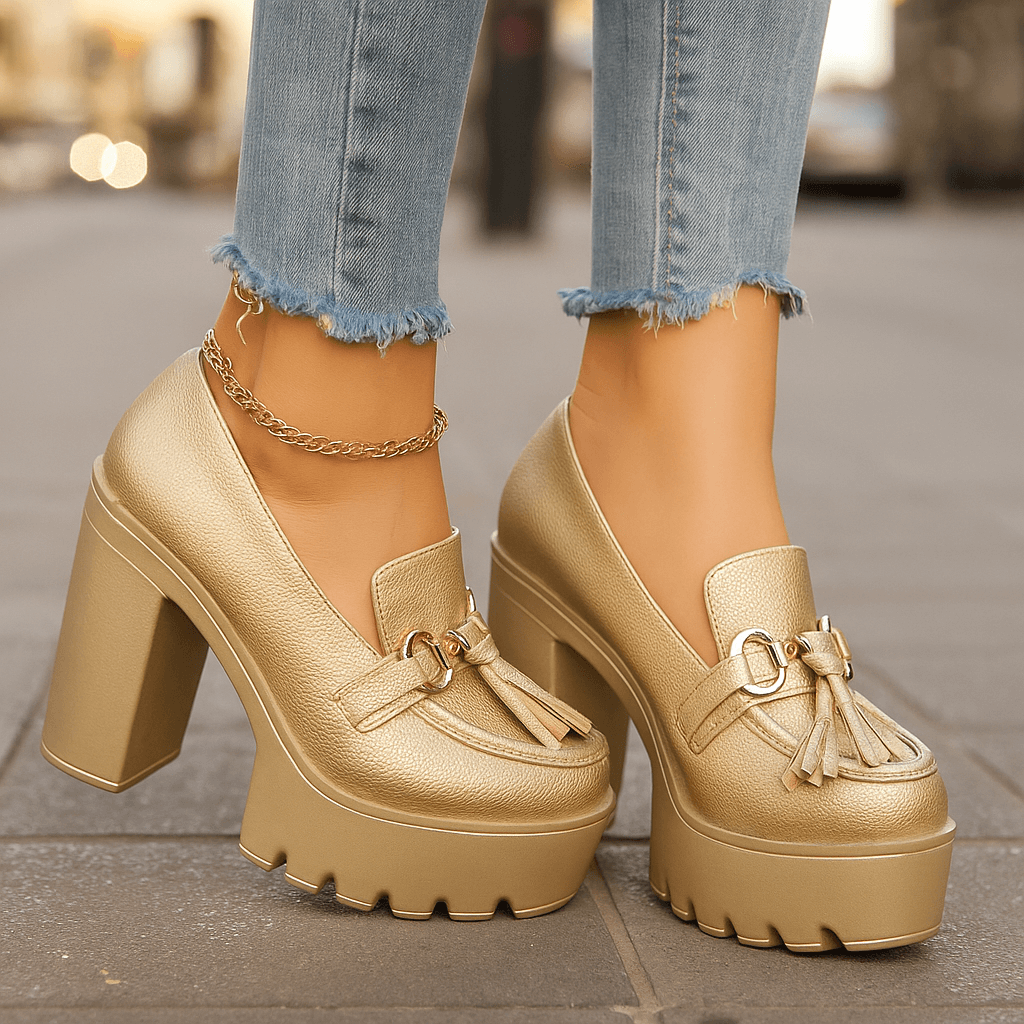 Zarela Platform Loafers