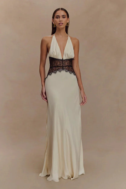 Amara Satin Maxi Dress