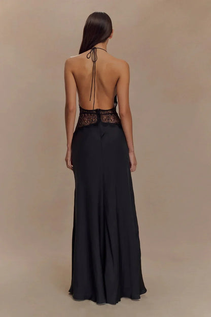 Amara Satin Maxi Dress