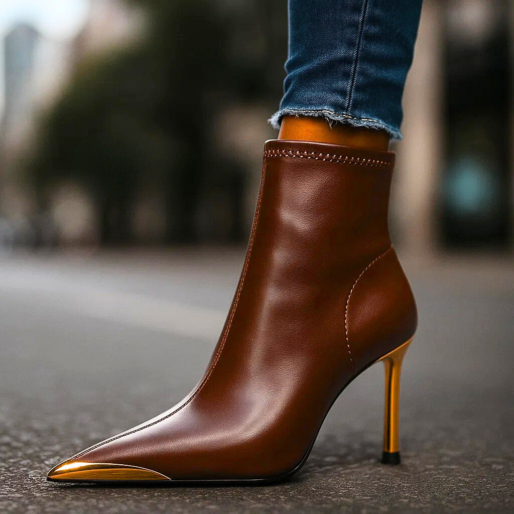 AVELINE GOLD-POINT BOOTS