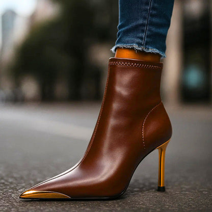 AVELINE GOLD-POINT BOOTS