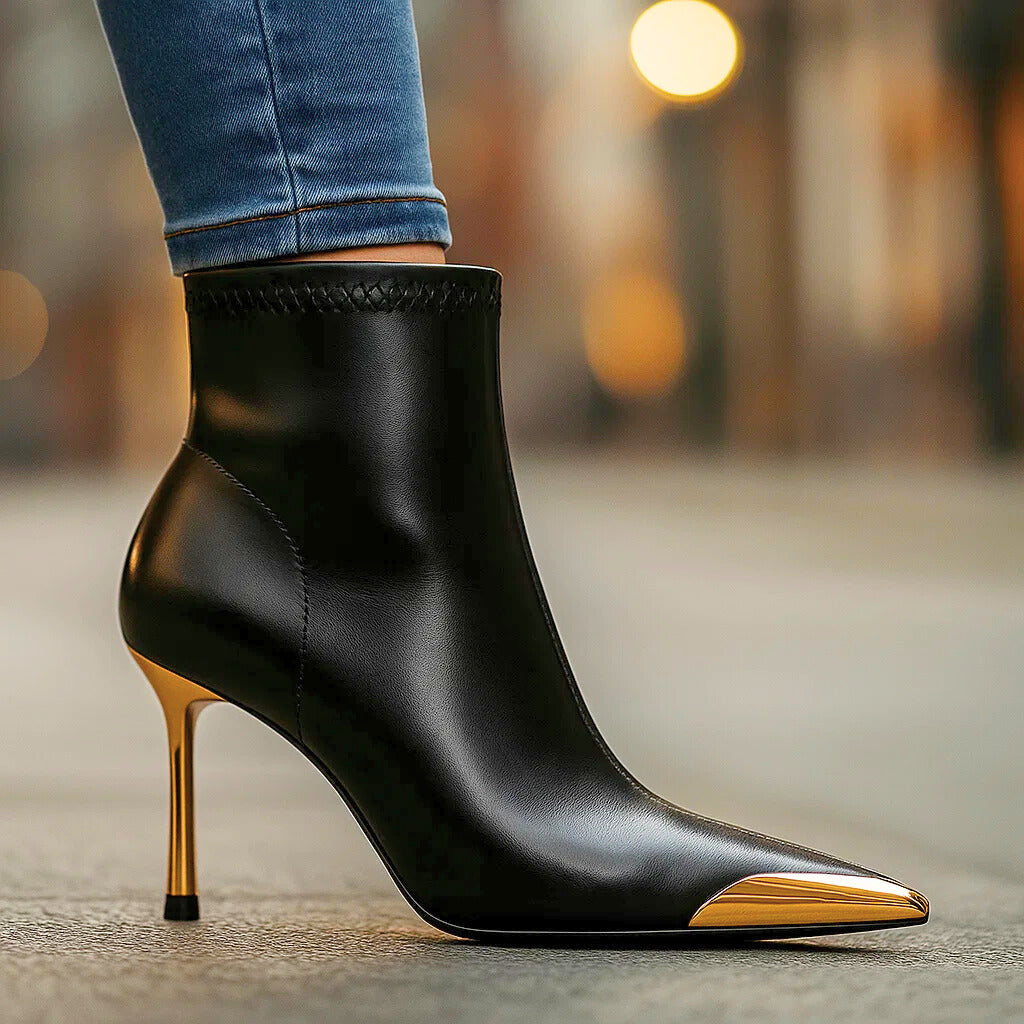 AVELINE GOLD-POINT BOOTS