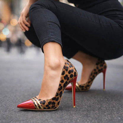 NATALIA MONROE LEOPARD HEELS