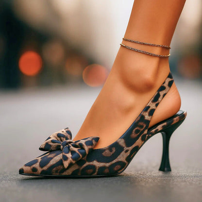 LILIAN LEOPARD HEELS