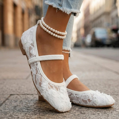 Madeleine Floral Flats