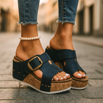SIENNA HAVEN BUCKLE SANDALS