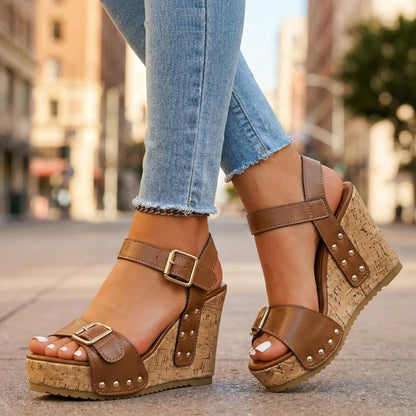 Alessia Wedge Sandals