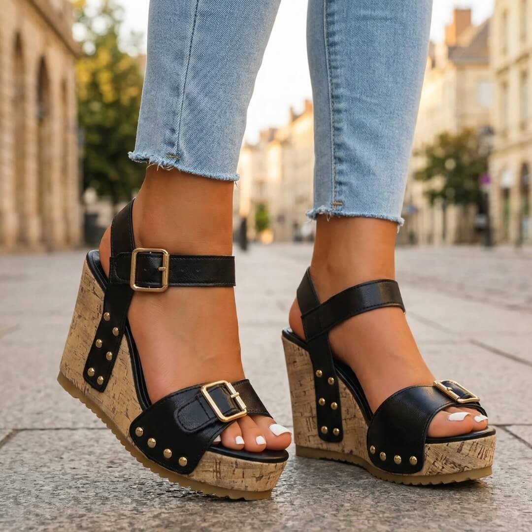 Alessia Wedge Sandals