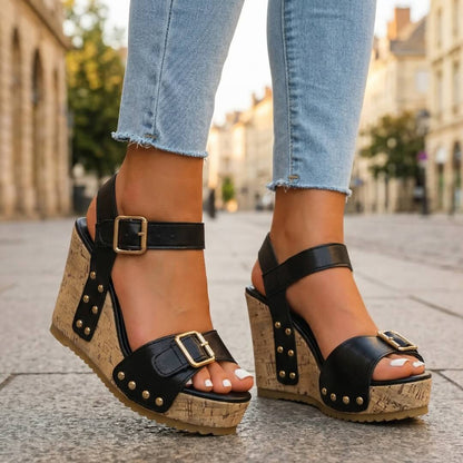 Alessia Wedge Sandals