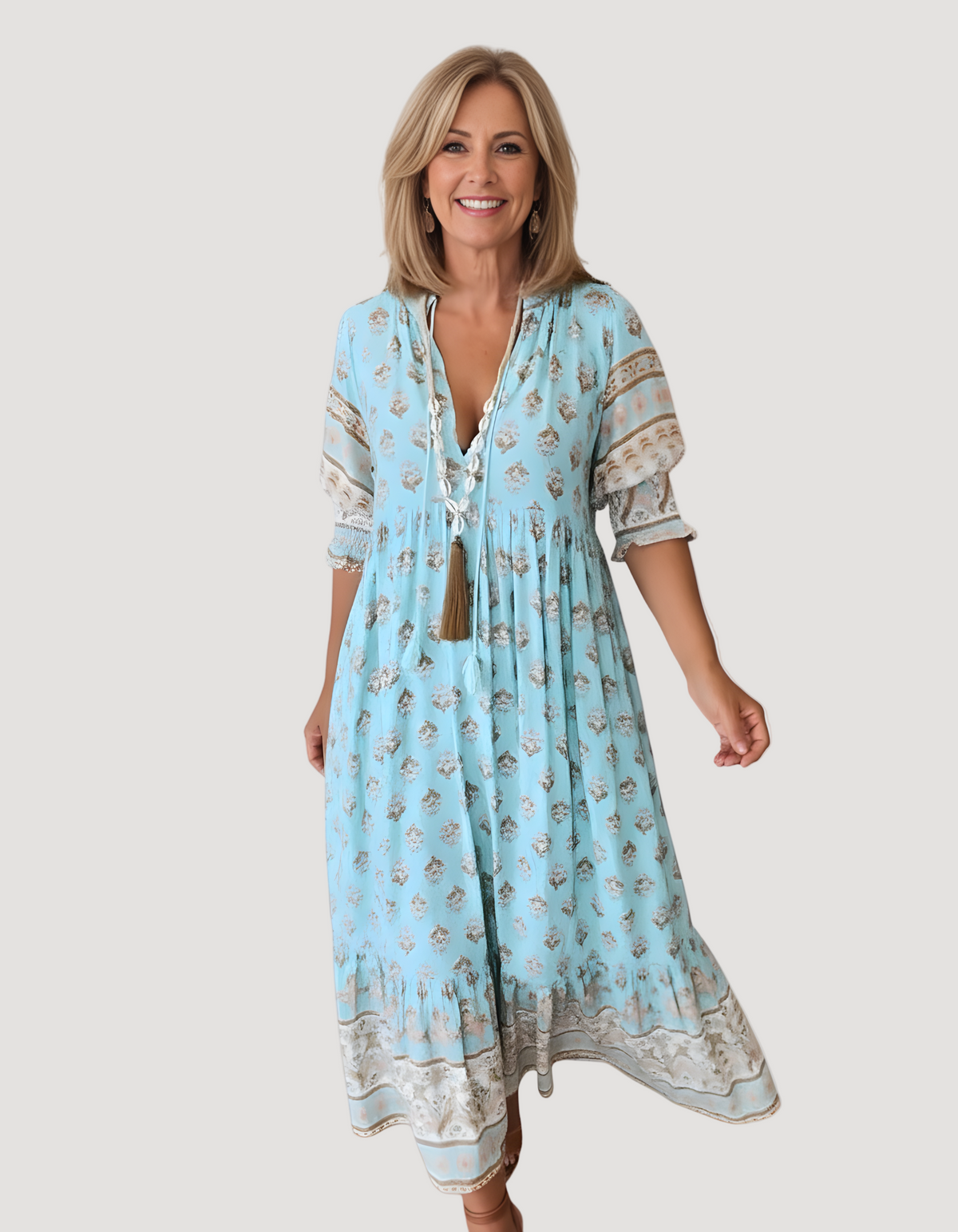 Elle | Flowing bohemian dress