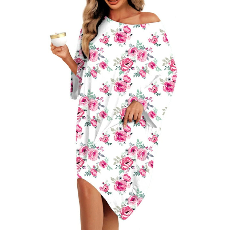 Loose-fitting Fun Patterned Nightgown