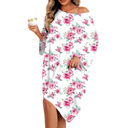 Loose-fitting Fun Patterned Nightgown