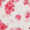 Pink And Cream Floral Print Pleated Hip Midi Dress