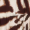 Brown Animal Print 2 In 1 Smock Midi Dress