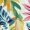 Multi Tropical Garden Print Frill Hem Mini Dress