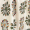 Multi Boho Print Tie Racer Neck Shirred Waist Midi Dress