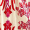 Pink Boho Floral Print Strappy Shirred Waist Midi Dress
