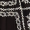 Black Embroidered Pattern Button Front Frill Hem Mini Dress
