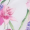 Pink Floral Print Scuba Racer Neck Skater Mini Dress