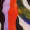 Multi Abstract Leaf Print Strappy Midi Dress