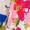 Multi Floral Print Racer Neck Frill Hem Midi Dress
