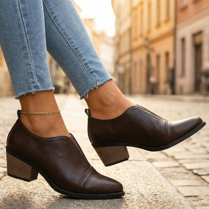 Monroe Leather Heels
