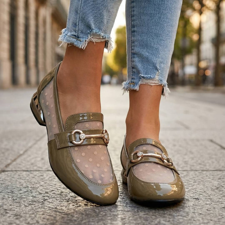 Nayela Buckle Loafers