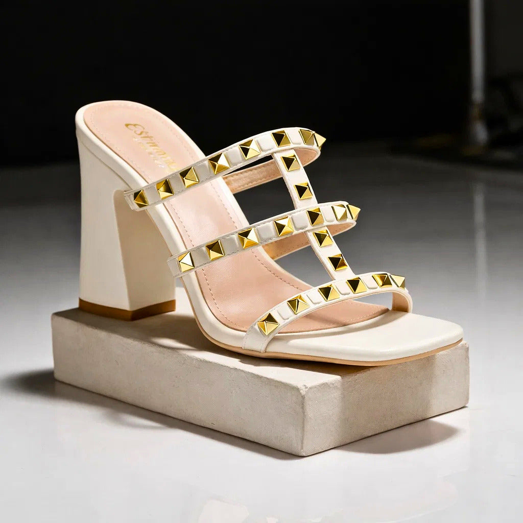 MARCELLA ASTER BLOCK HEELS