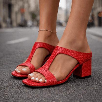 Alira Leather Heels