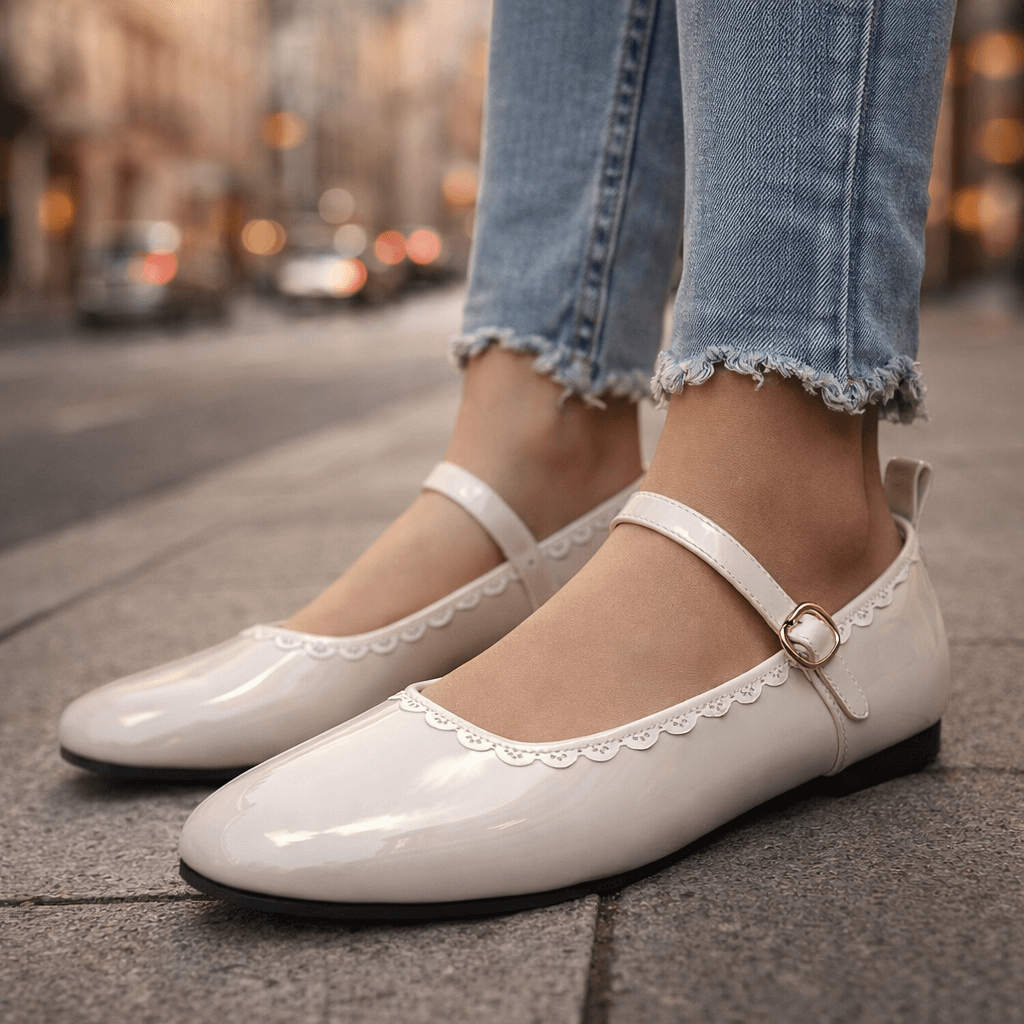 Odette Black Flats
